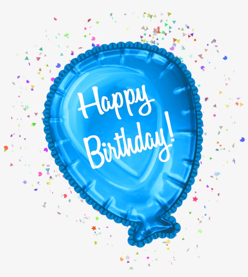 Happy Birthday Balloon Clipart Cu - Birthday Balloons On Transparent Background, transparent png