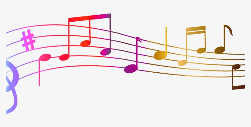 Colourful Png Stickpng Designs Musical - Musical Notes Png Transparent, transparent png