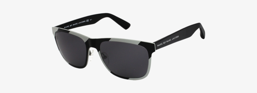 Marc By Marc Jacobs Mmj 229s Matte Grey Black Sunglasses - Mens Designer Sun Glasses Png, transparent png