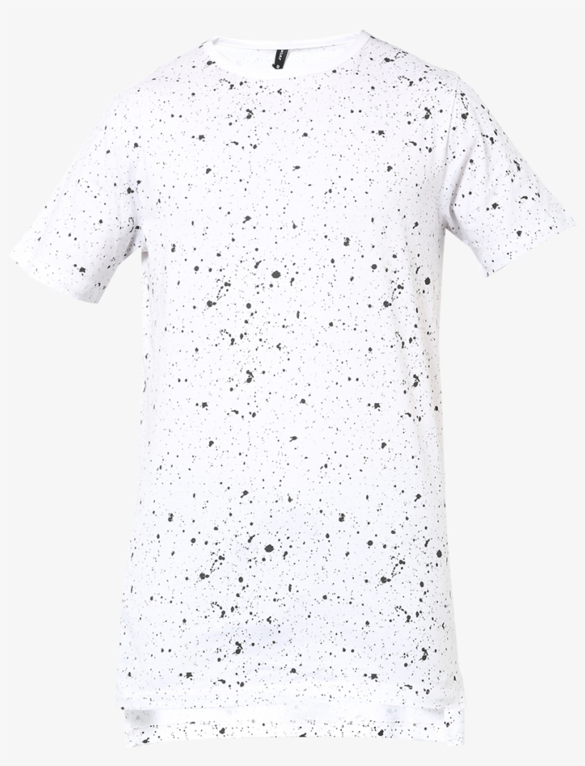 Skult By Shahid Kapoor Men White Splatter Aop Slim - Day Dress, transparent png