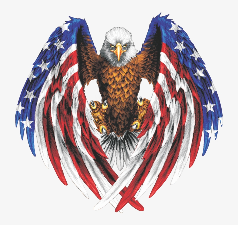 Eagle Logo - American Flag Eagle, transparent png