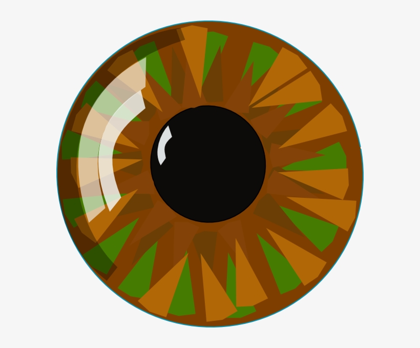 Brown Blue And Green Eye Vector Clip Art - Eye, transparent png