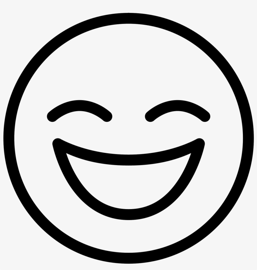 Lol Comments - Lol Smiley Black And White, transparent png
