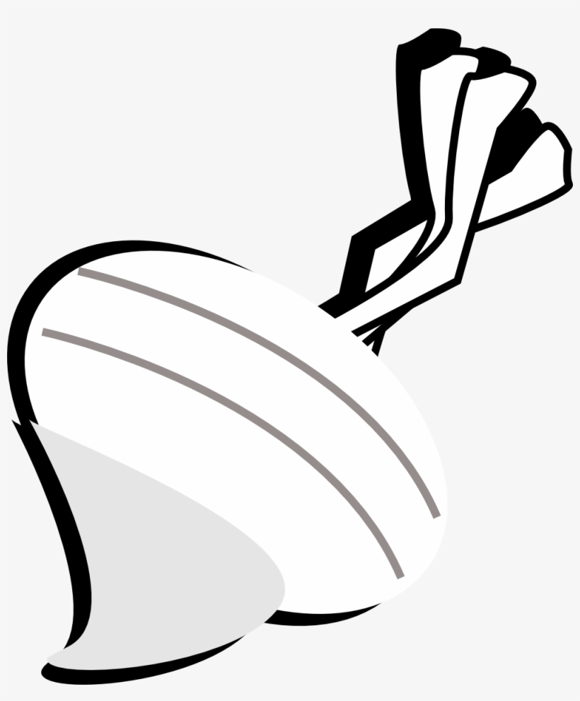 Feraliminal Turnip Black White Line Art 999px 84 - Turnip White Clipart Png, transparent png