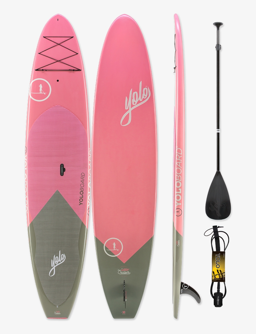 Yolo 12' Coastal Cruiser Stand Up Paddleboard - Standup Paddleboarding, transparent png
