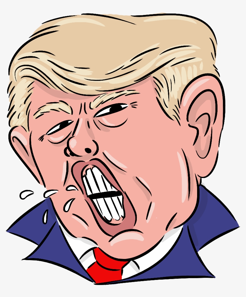 Trump - Cartoon, transparent png