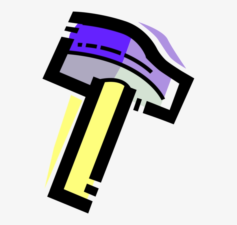 Vector Illustration Of Sledgehammer Hand Tool Used, transparent png