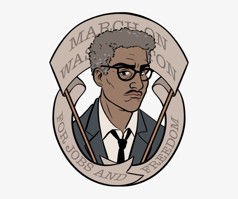 Martin Luther King Junior Cliparts - Bayard Rustin Transparent, transparent png