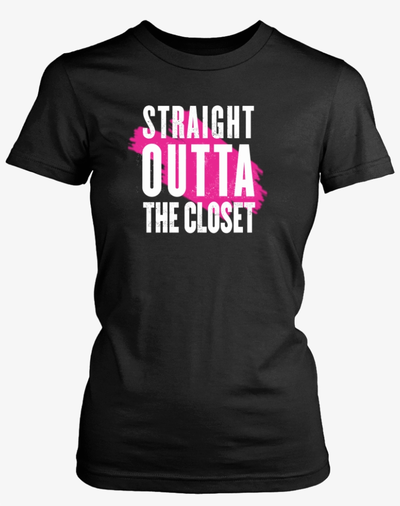 Straight Outta The Closet Pink Shirt - Disney Pin Trading Shirt, transparent png