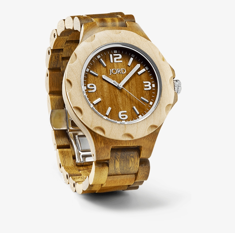 Green Sandalwood Wooden Watch - Analog Watch, transparent png