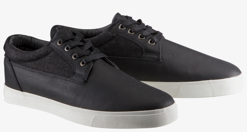 Black Dexter Trainer - Suede, transparent png