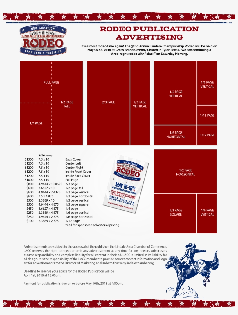 For Immediate Release - Rodeo Flyer, transparent png