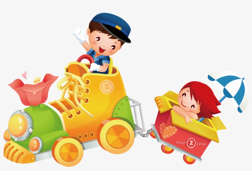 Child Toy Clip Art Kids Train Ride - High Resolution Images Cartoons, transparent png