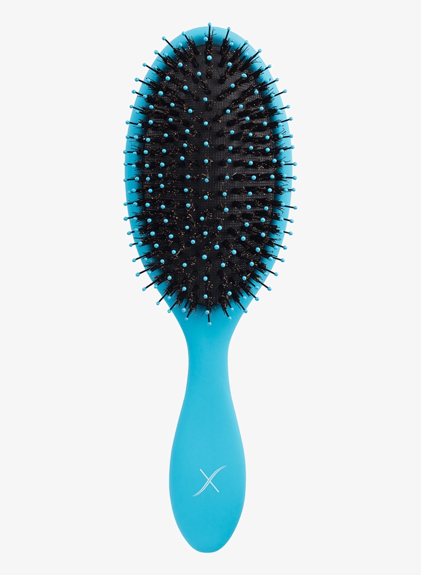 Hair Brush Png - Blue Wet Brush, transparent png