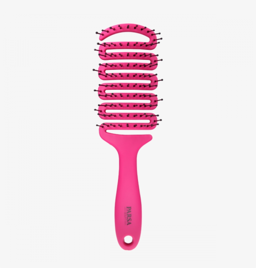 Flexible Hair Brush Pink - Wet Brush Flex Dry, transparent png