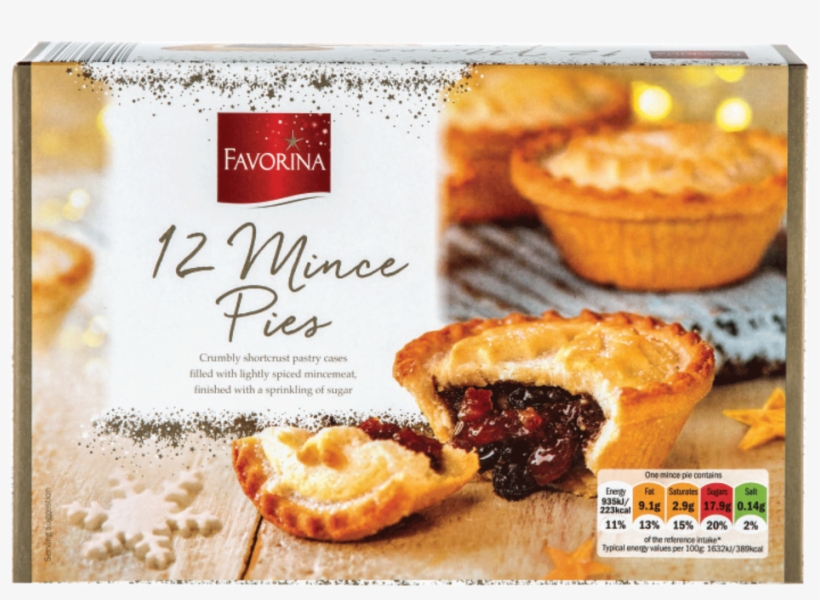 Favorina 12 Deep Filled Mince Pies - Lidl Mince Pies, transparent png