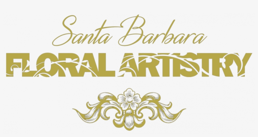 Santa Barbara Floral Artistry - Calligraphy, transparent png