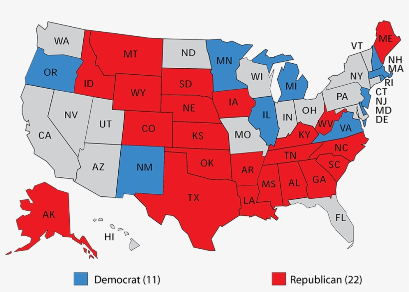 This Map Has Flipped Twice In The Last Two Election, - Us Senate Map 2018, transparent png