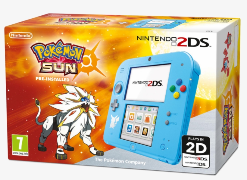 Trade In Games Or Sell Games For Cash - 2ds Special Edition Pokemon Sun, transparent png
