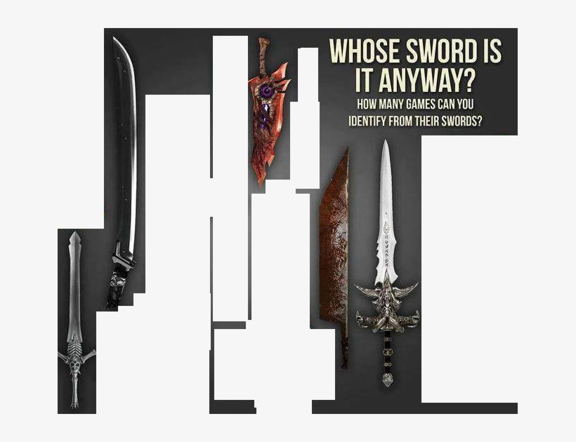 Deleted All The Ones I Named - Epic Video Game Swords, transparent png