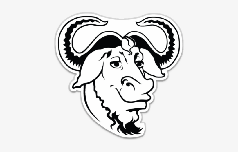 Gnu/linux Badge Sticker Unixstickers Stickers On Unix - Gnu Linux, transparent png
