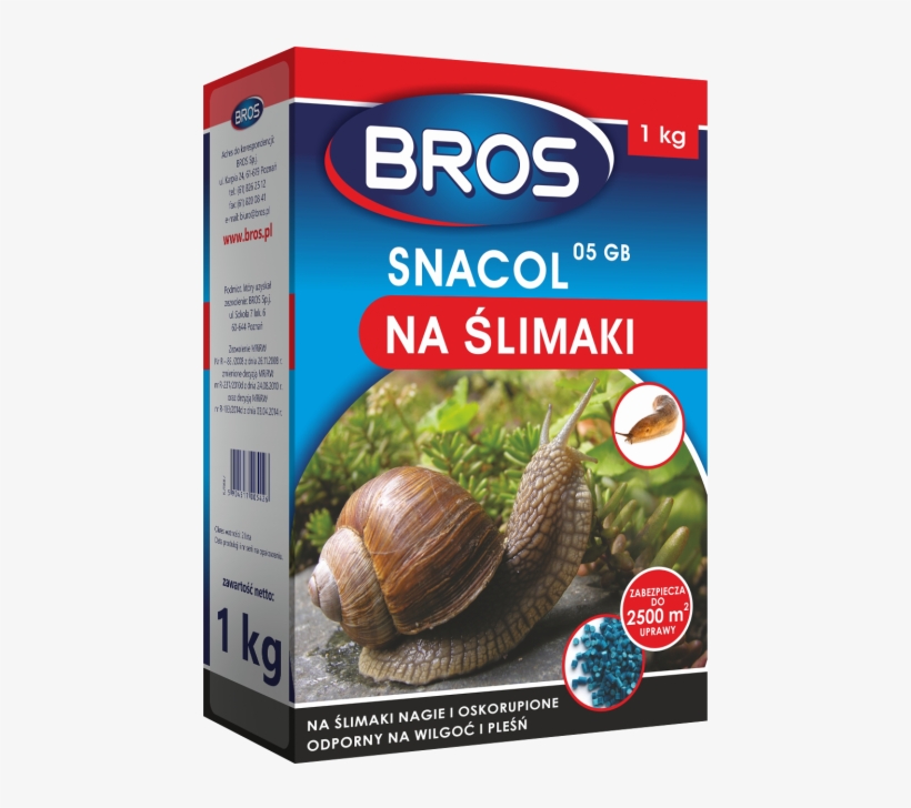 Bros Snacol 05gb Slug And Snail Pellet - Niebieski Granulat Na Ślimaki, transparent png