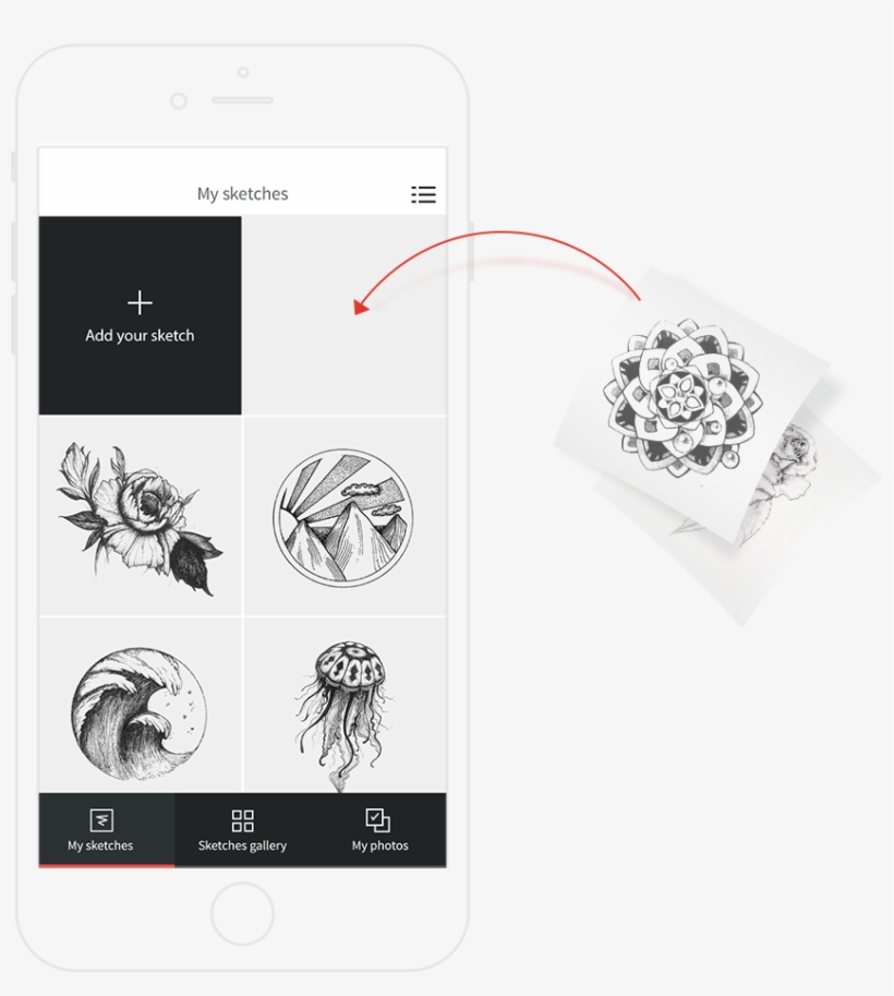 Choose - App Para Simular Tatuajes, transparent png