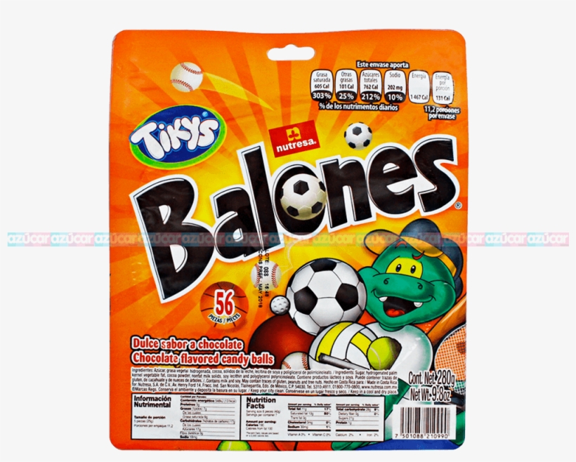 Nutresa Balones Blister 24/56 Nutresa - Tikys, transparent png