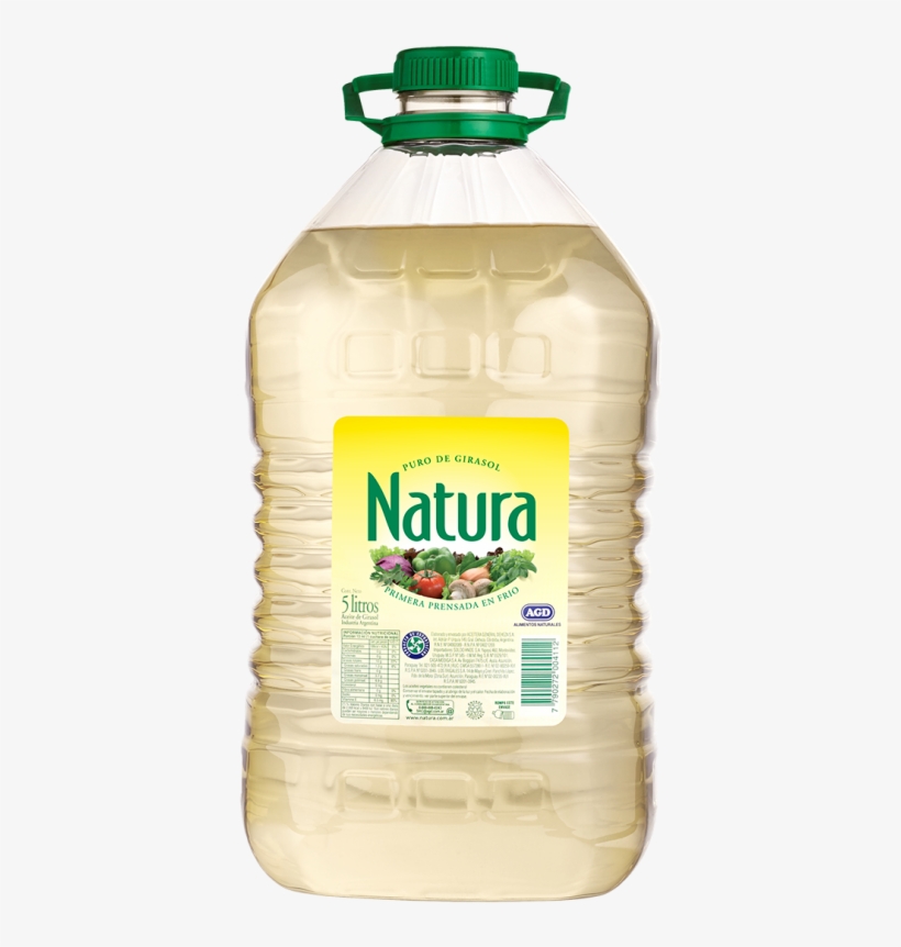 Aceite Puro De Girasol Natura 5000 Ml - Aceite Natura, transparent png