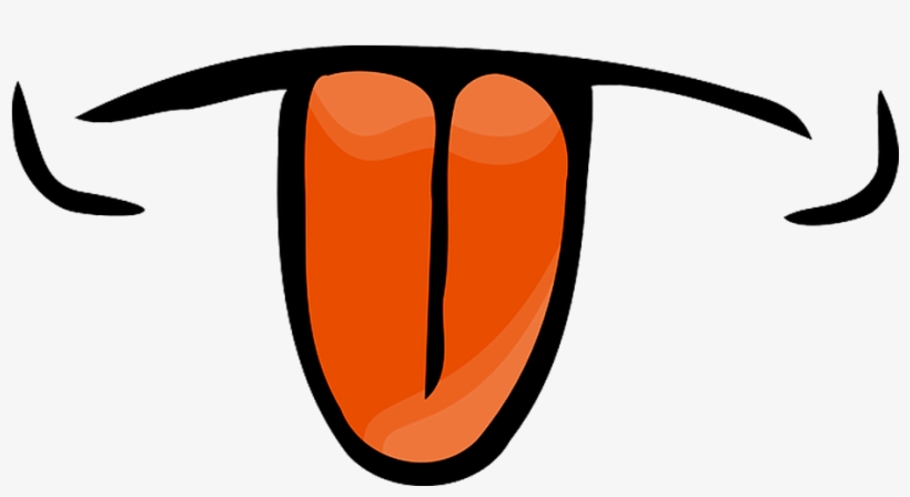Língua Em Png Vetorizado - Tongue Sticking Out Png, transparent png
