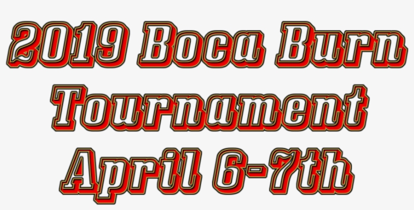2019 Boca Burn Registration Form - Orange, transparent png
