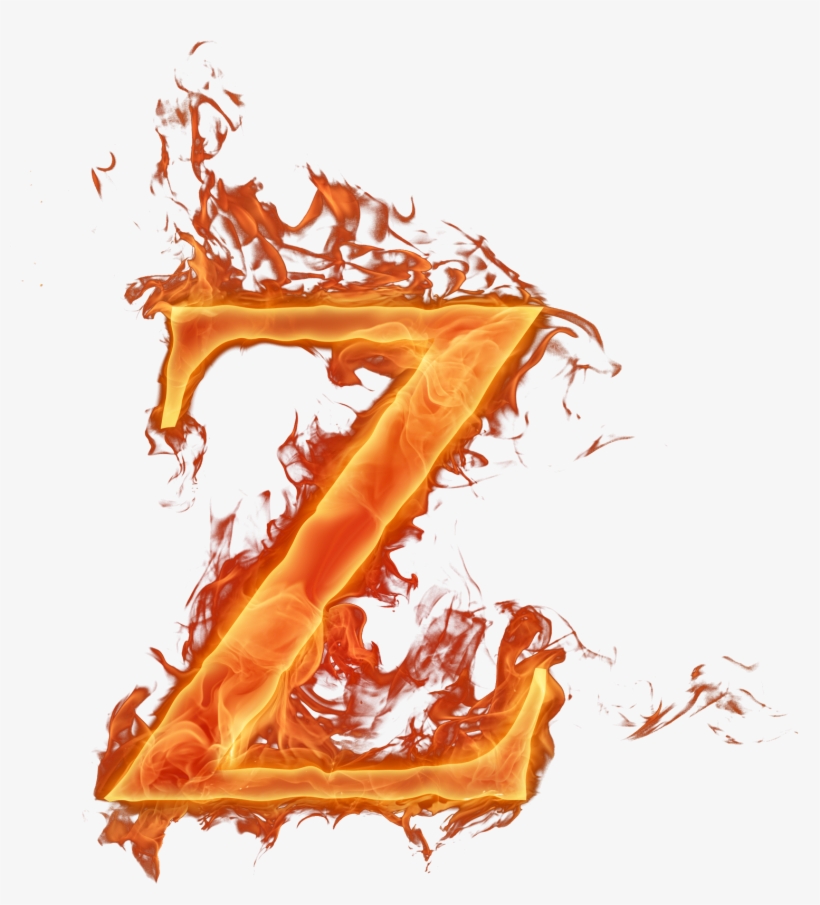Alfabeto Fogo Png - Letra Z Con Fuego, transparent png