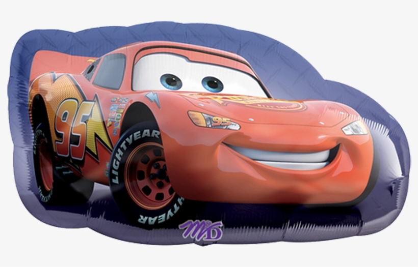 Cars Lightning Mcqueen 95 Disney - Cars Lightning Mcqueen Foil Balloon, transparent png