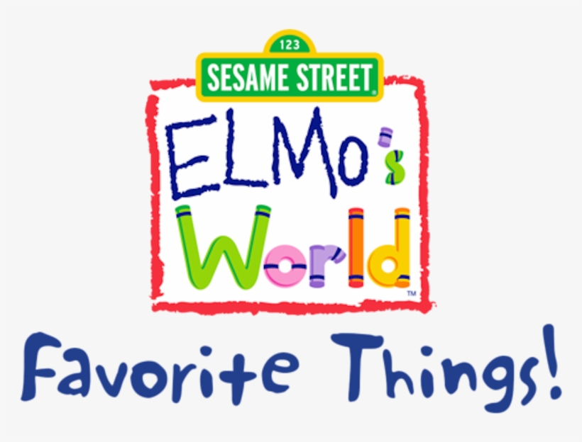 Elmo's Favorite Things - Sesame Street Sign, transparent png