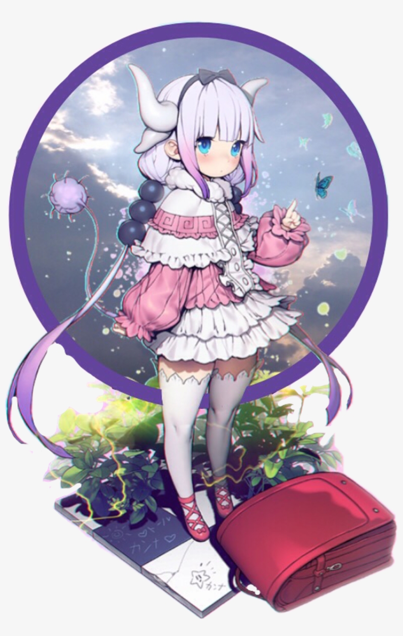Kanna Sticker - Miss Kobayashi's Dragon Maid, transparent png