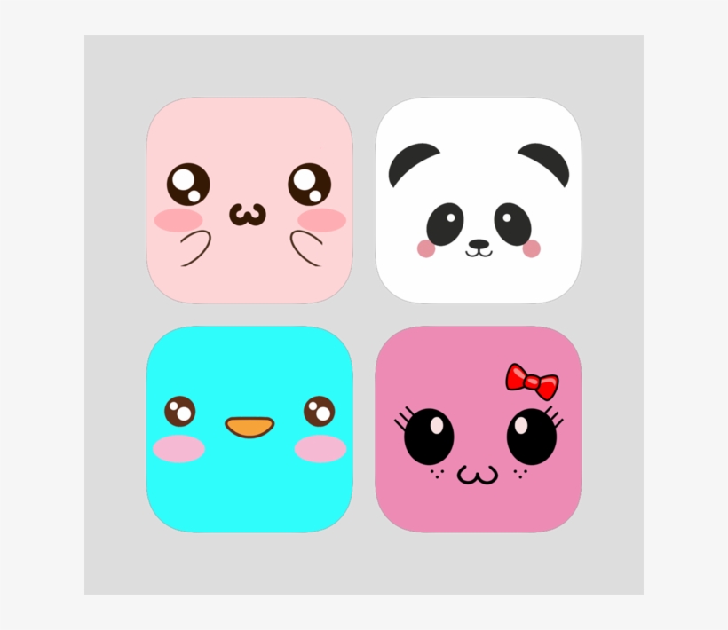 Cute Kawaii Stickers Bundle 4 - Cartoon, transparent png