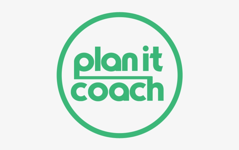 Plan It Coach Logo - Circle, transparent png