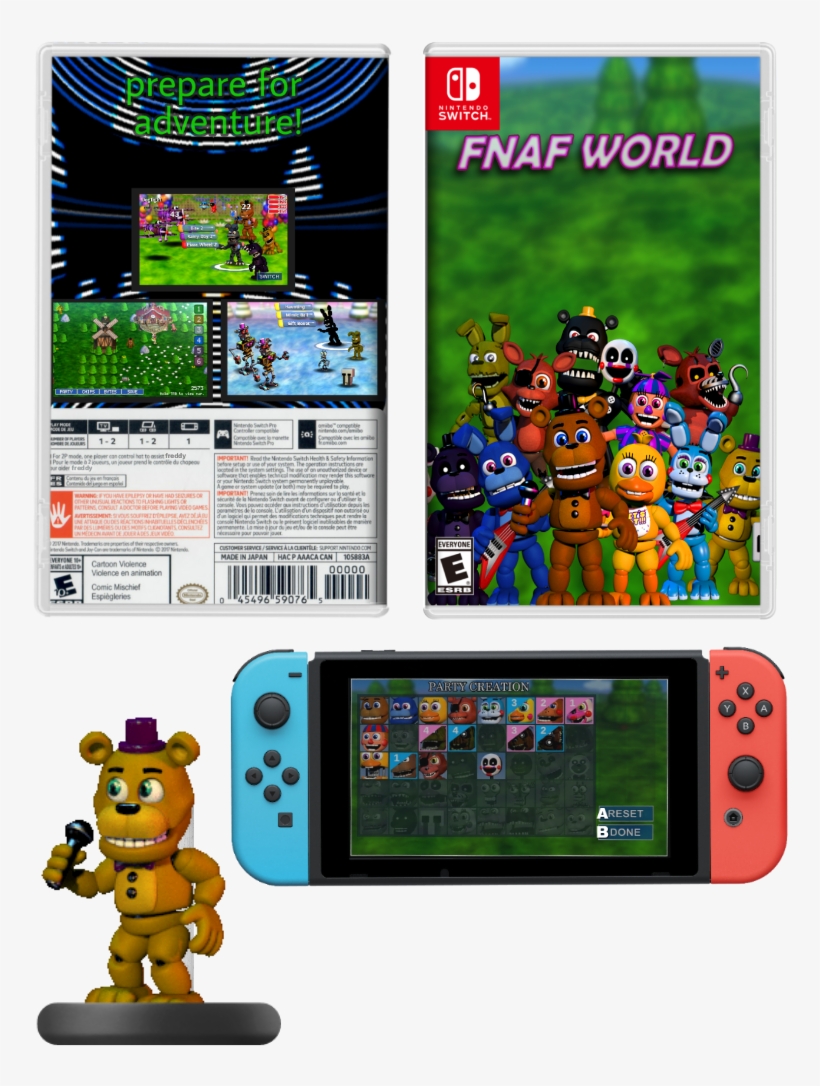 Editfnaf World - Fnaf World Switch, transparent png