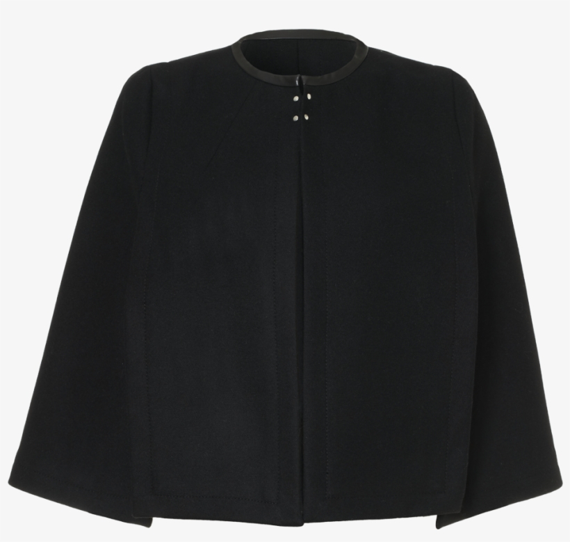 Black Cape Millet By Vanilia - Clothes Hanger, transparent png