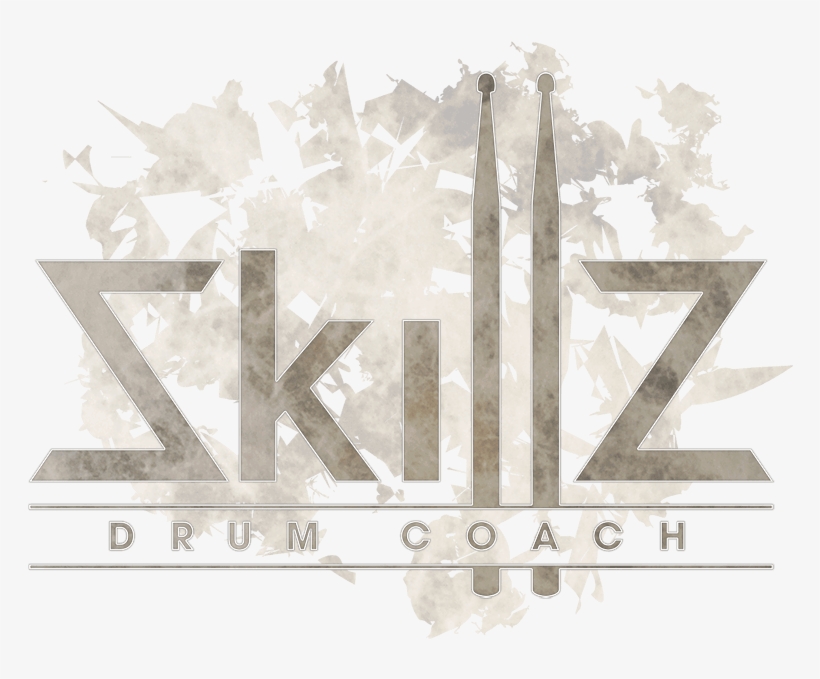 Skillz Drum Coach Logo In Bird's Eye Maple On A Transparant - Graphic Design, transparent png