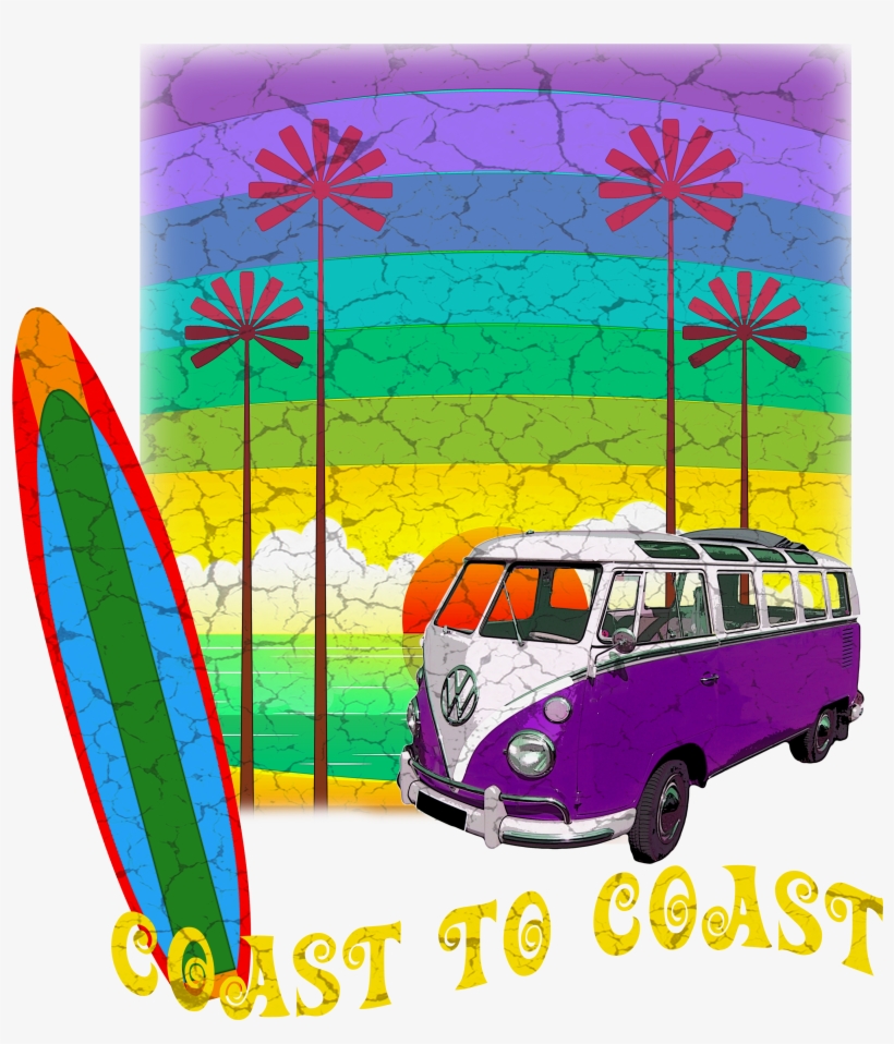 Camper Van Surf Motorhome 1312382 - Recreational Vehicle, transparent png