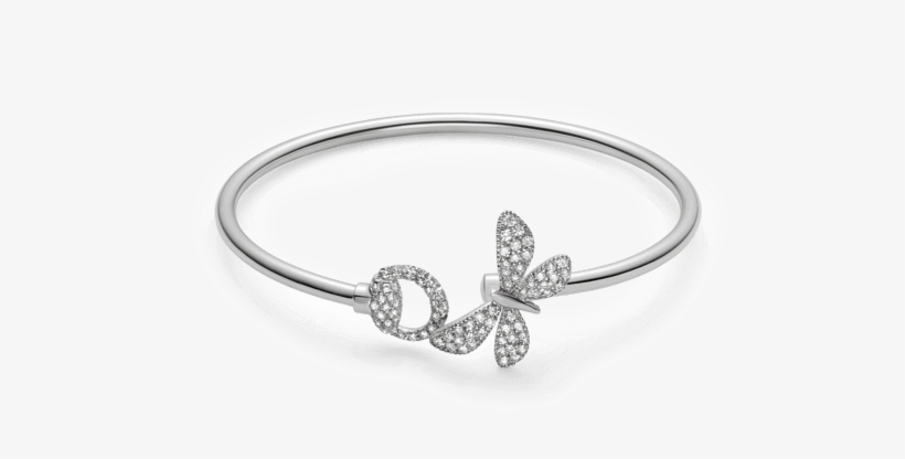 Gucci Flora 18kt White Gold Bracelet Gucci Yba391010001 - Butterfly Thick Chain Bracelet White Gold, transparent png
