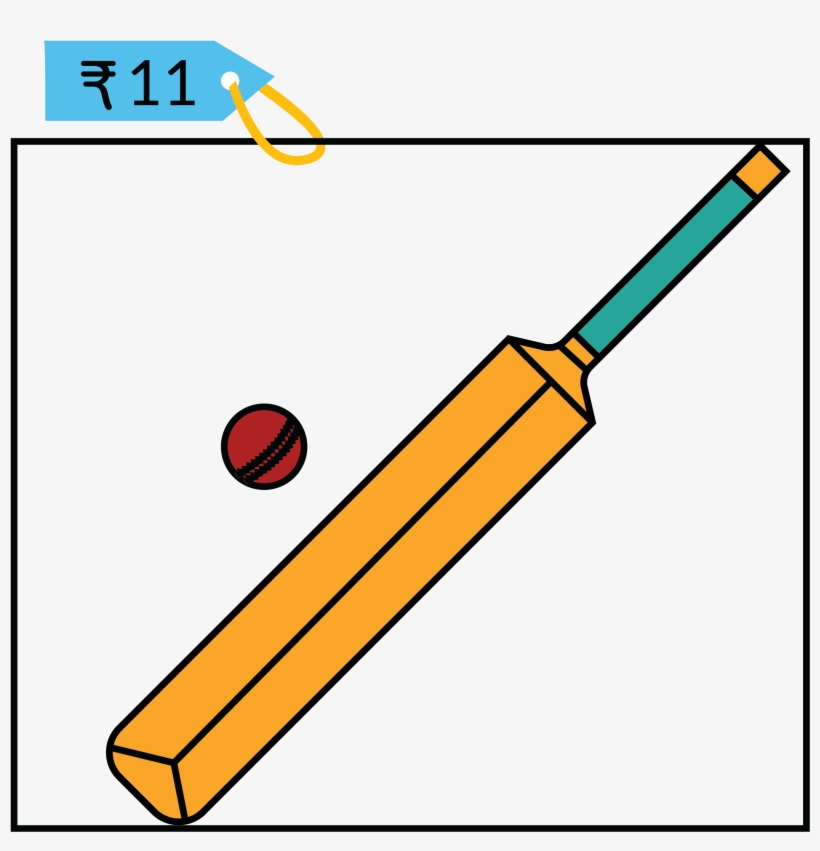 It Is Quite Easy To Assume That The Bat Is ₹10 And - Make A Bat And Ball, transparent png