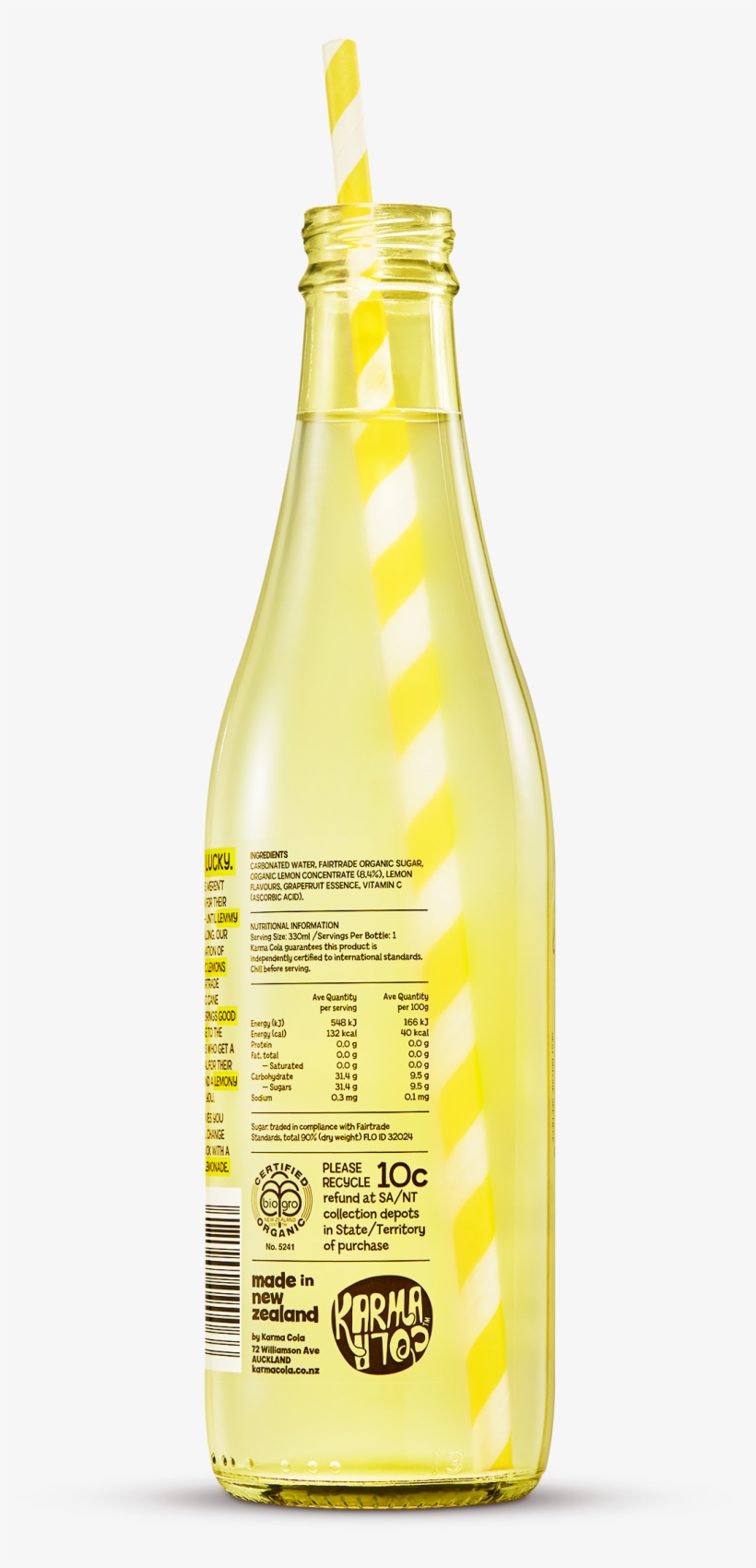 Less Sugar Than Most Other Fizzy Drinks - Glass Bottle, transparent png