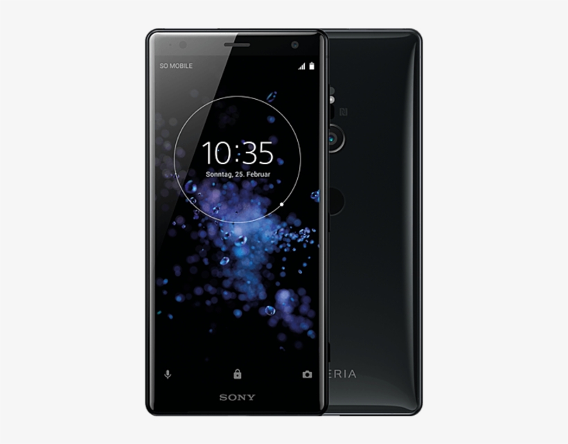Sony Xperia Xz 2 Liquid Black, transparent png