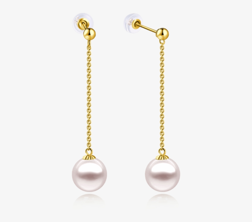 Personalized Jewelry - Hoa Tai Vàng Tây Ngọc Trai, transparent png