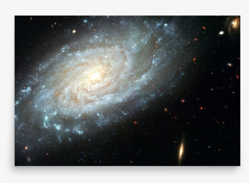 Spiral Galaxy Ngc 3370 White Poster Unframed - Alien Caged Clowns, transparent png