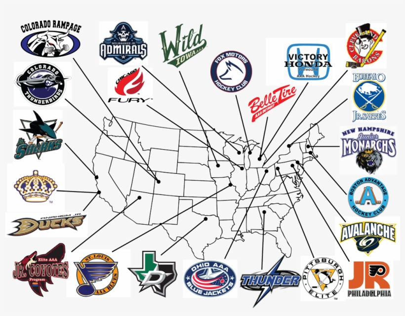 T1ehl Footprint - Tier 1 Elite Hockey League, transparent png