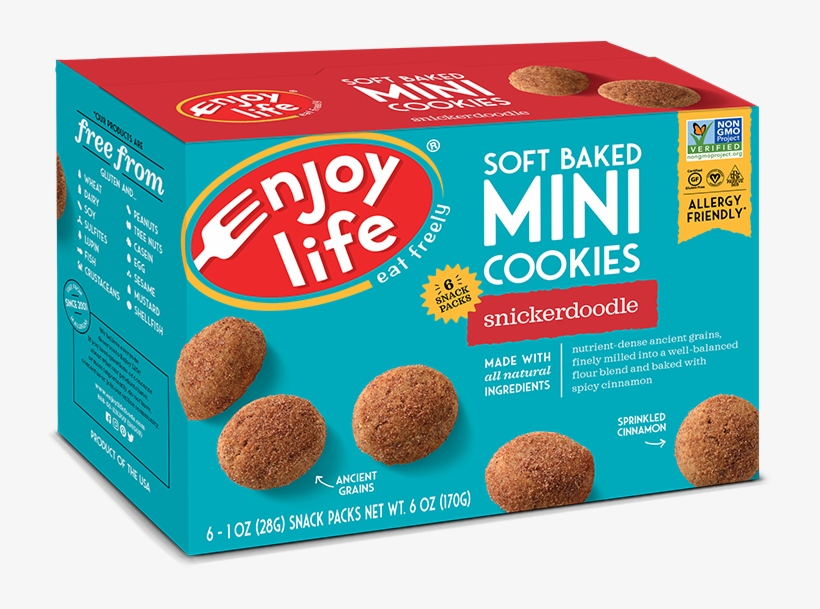 Snickerdoodle Mini Cookies - Enjoy Life Semi Sweet Chocolate Chunks, transparent png