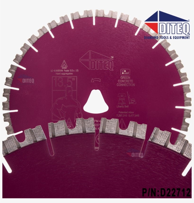 Gc-61 Brute Notched Arix Purple Liberty Bell Blades - Lampshade, transparent png